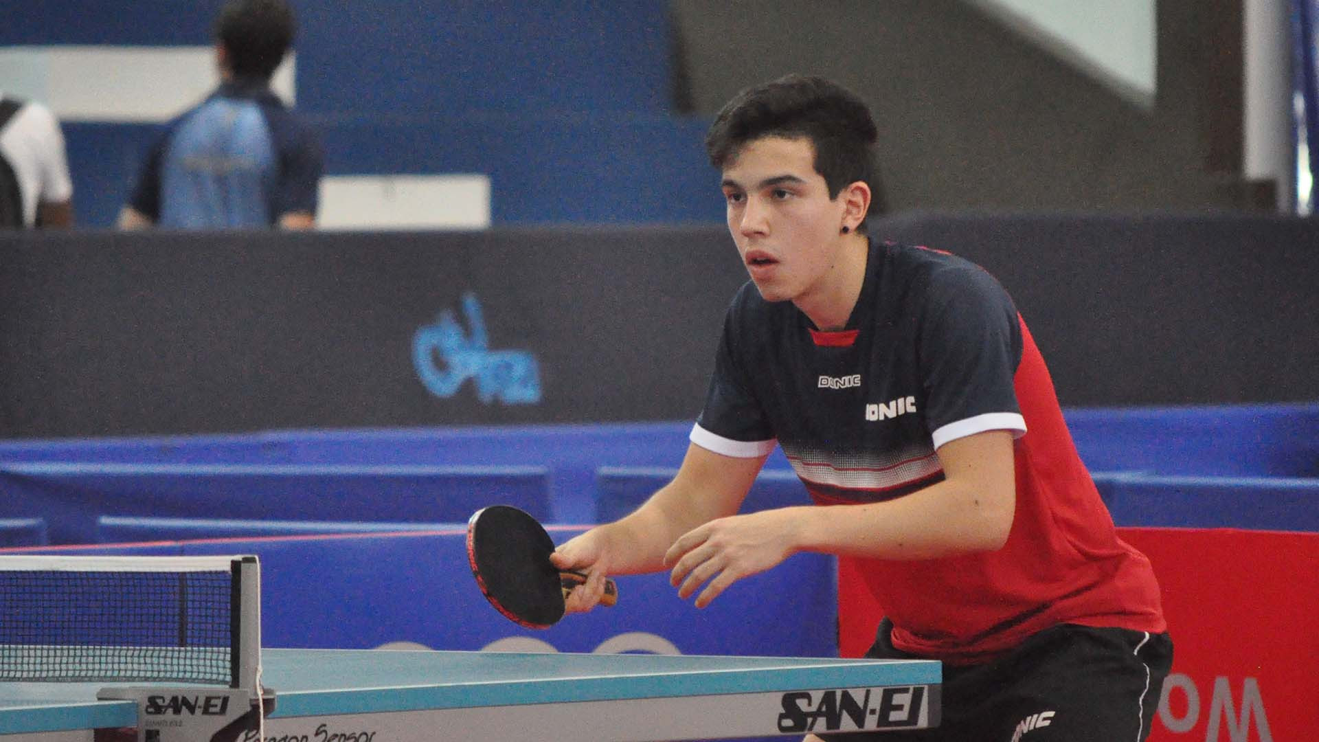 Horacio Cifuentes reached the quarter-finals of the men's event ©Argentine Table Tennis Federation