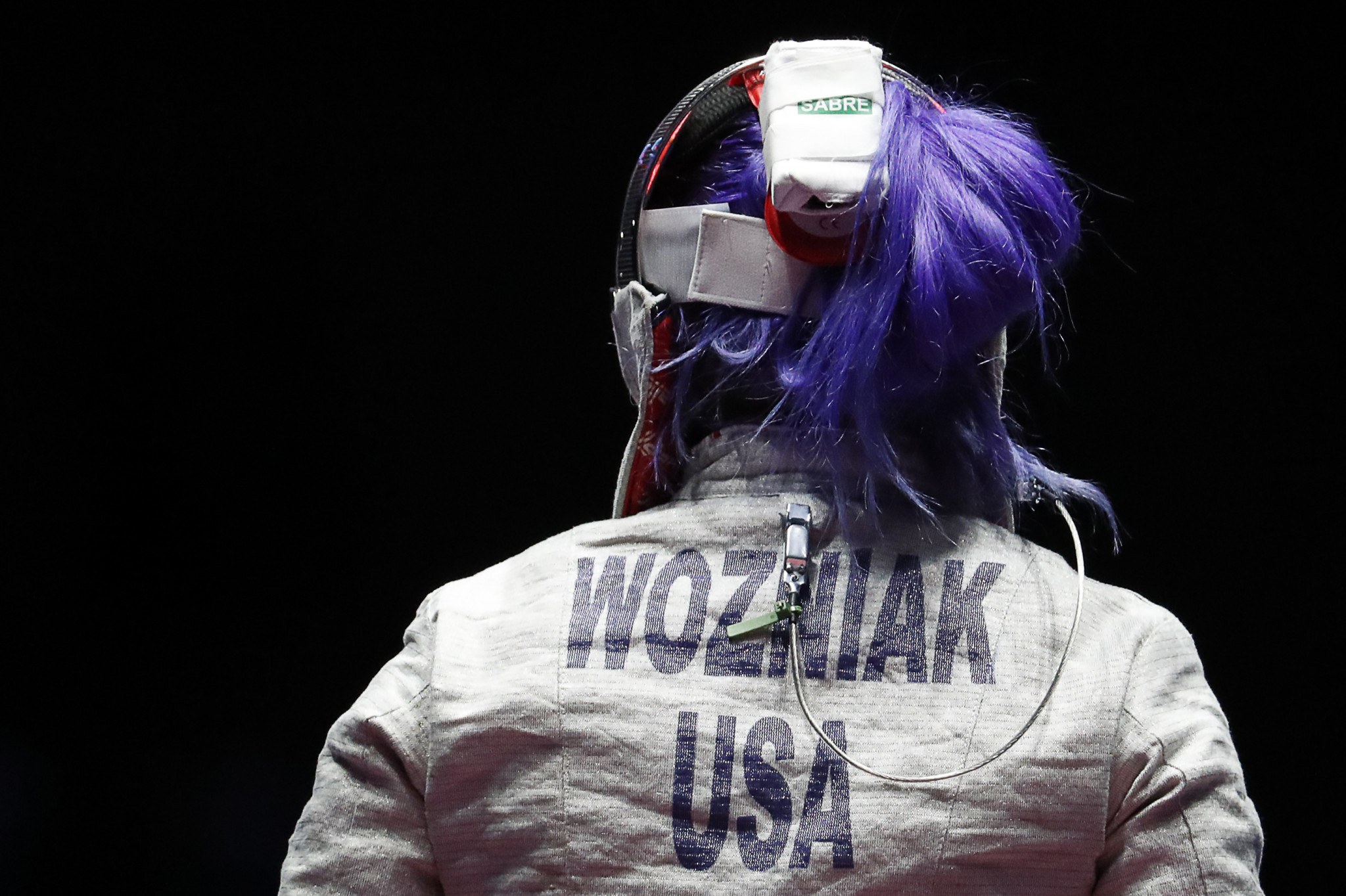 America's Dagmara Wozniak won the women's sabre competition at the Pan American Fencing Championships in Havana ©Getty Images