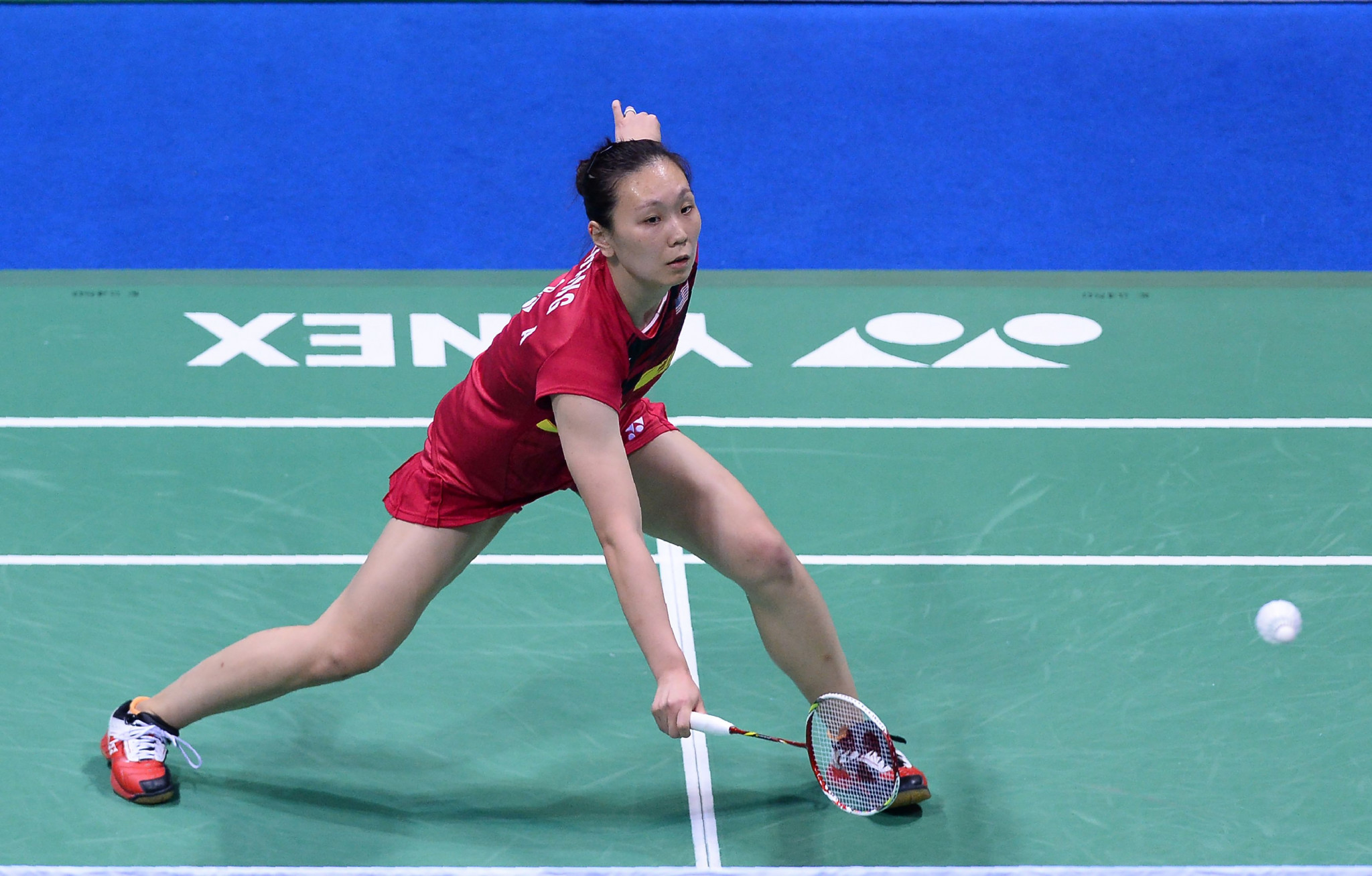 America's Beiwen Zhang remains on course to deliver home success in the women's singles event ©Getty Images