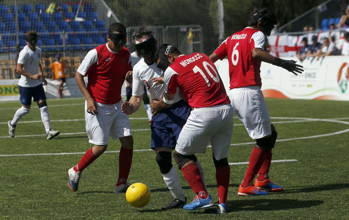 England beat Morocco in the seventh-place play-off ©IBSA Blind Football/Twitter