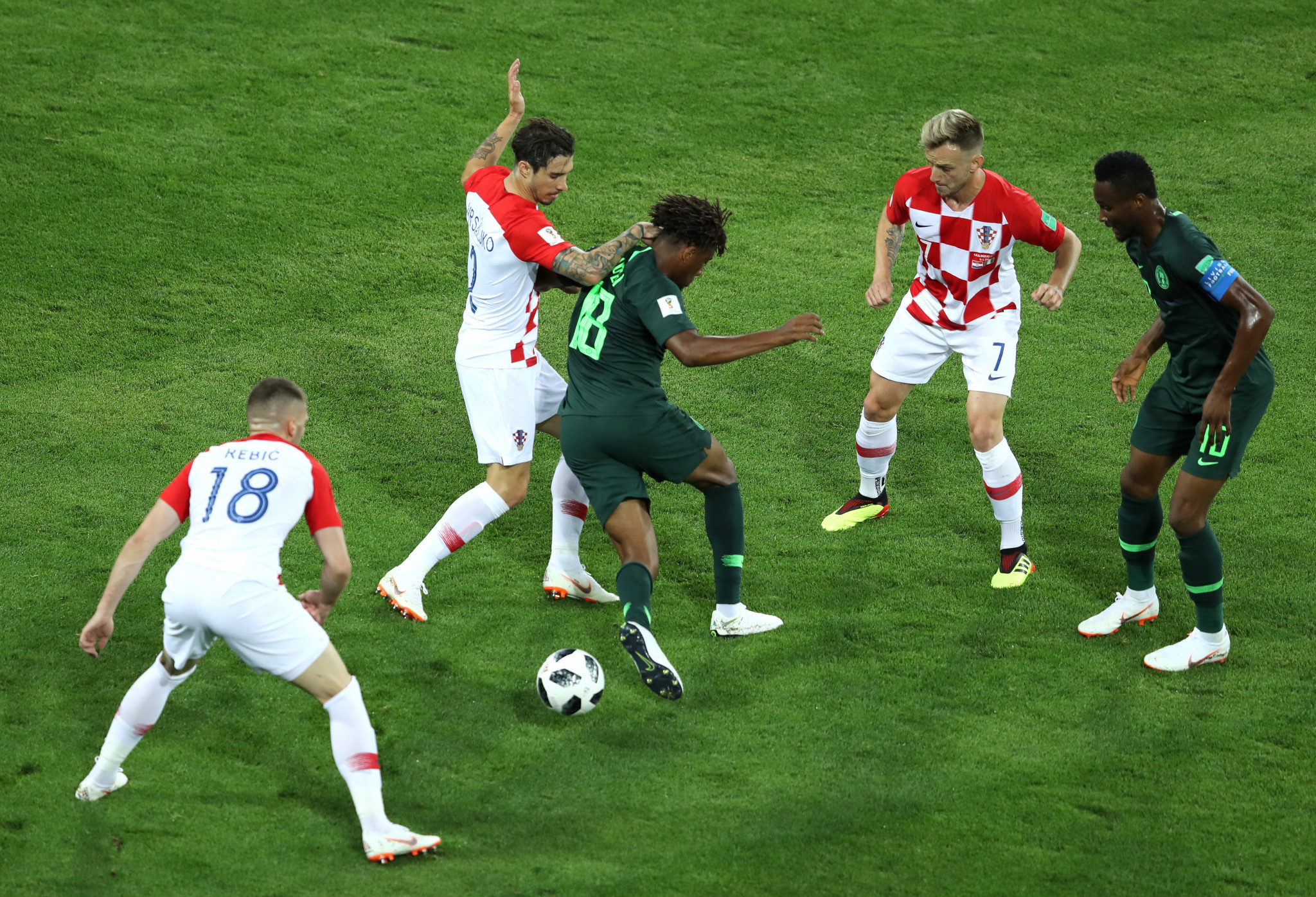 Croatia locked horns with Nigeria in the final match of the day 