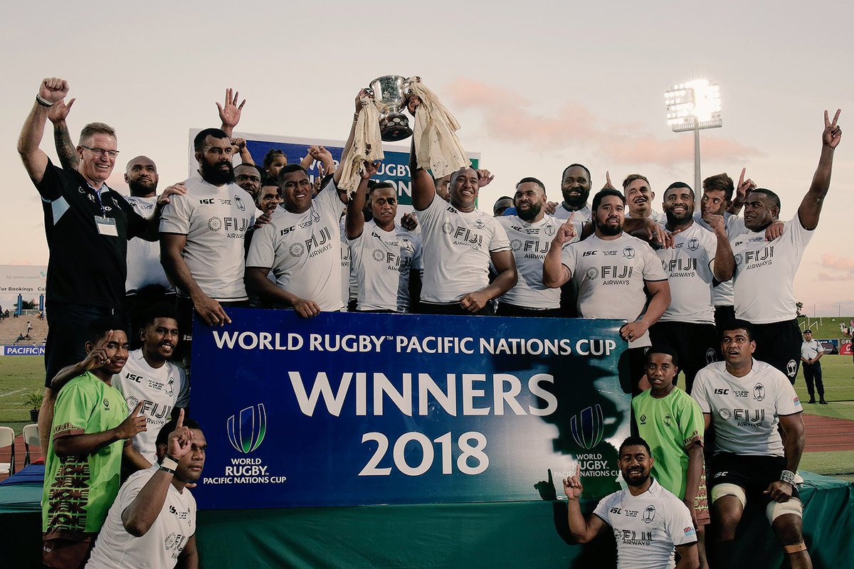 Fiji won the World Rugby Pacific Nations Cup four a fourth straight year ©World Rugby/Bruce Southwick/Zoom Fiji