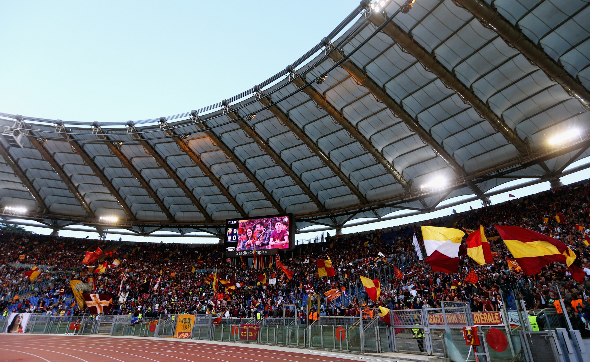 Roma have played their home matches at the Stadio Olimpico since 1953 ©Getty Images