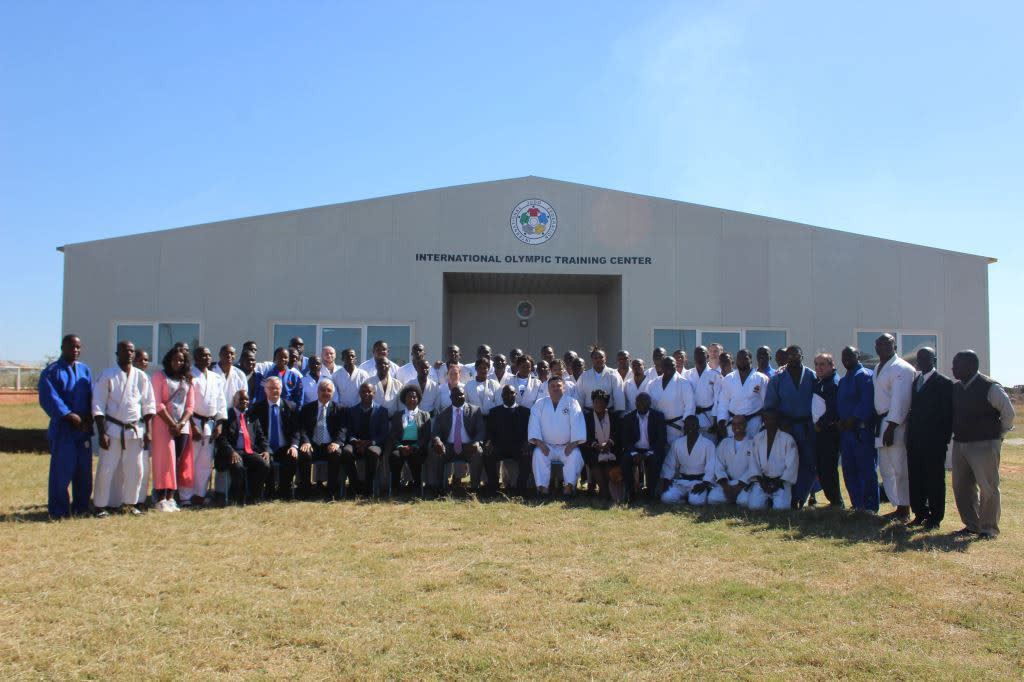 IJF President's vision becomes reality as training centre opens in Zambia