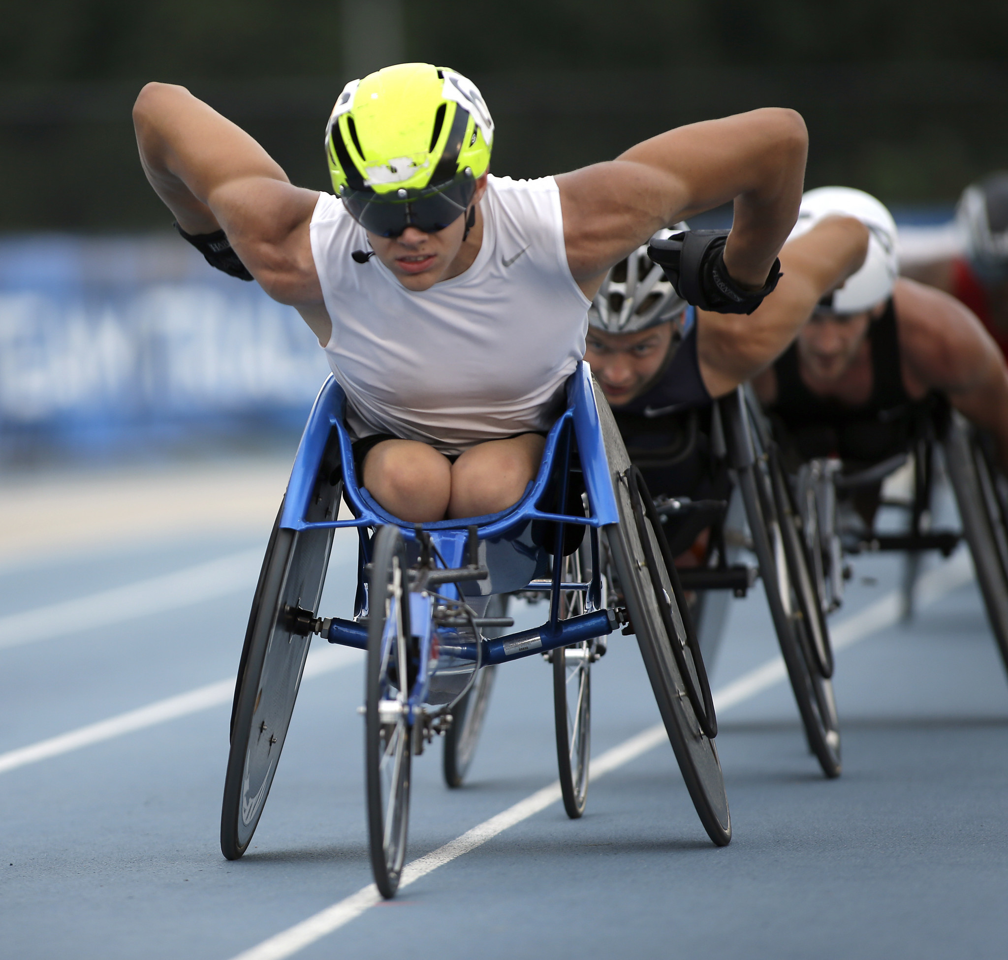 Daniel Romanchuk followed up his T54 800m world record by winning two more titles at the World Para Athletics Grand Prix in Arizona over 400 and 1,500m ©Getty Images  