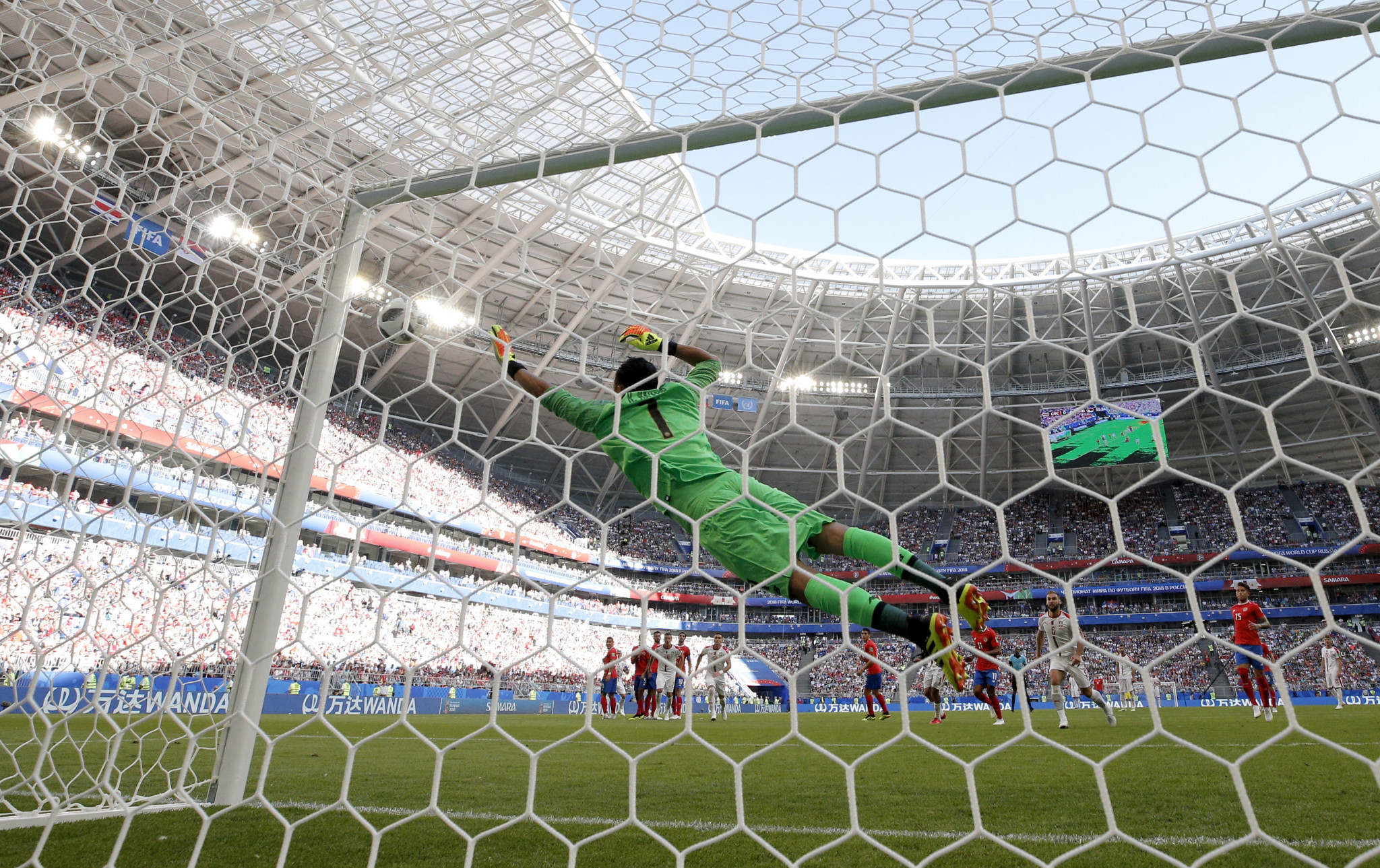 A superb strike from Aleksandar Kolarov gave Serbia victory over Costa Rica ©Getty Images