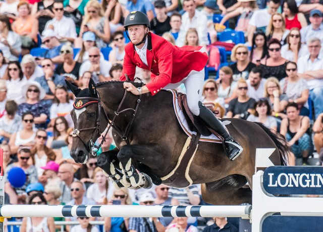 Belgium moved up to second place in the FEI Jumping Nations Cup Europe Division 1 standings after claiming victory at the latest leg in Sopot in Poland today ©FEI/Lukasz Kowalski