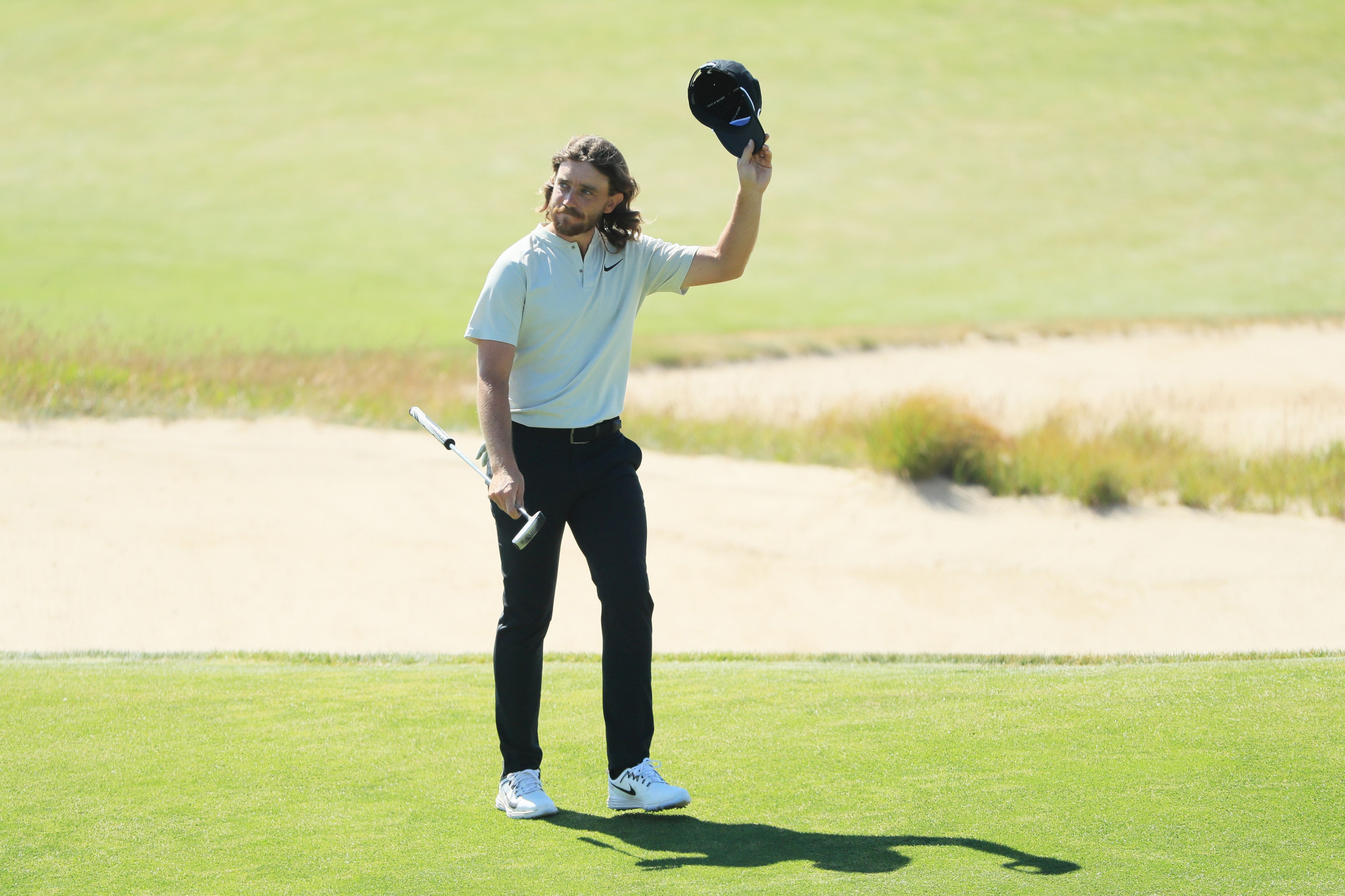 Tommy Fleetwood carded the joint lowest round in US Open history to end as the runner-up ©Getty Images