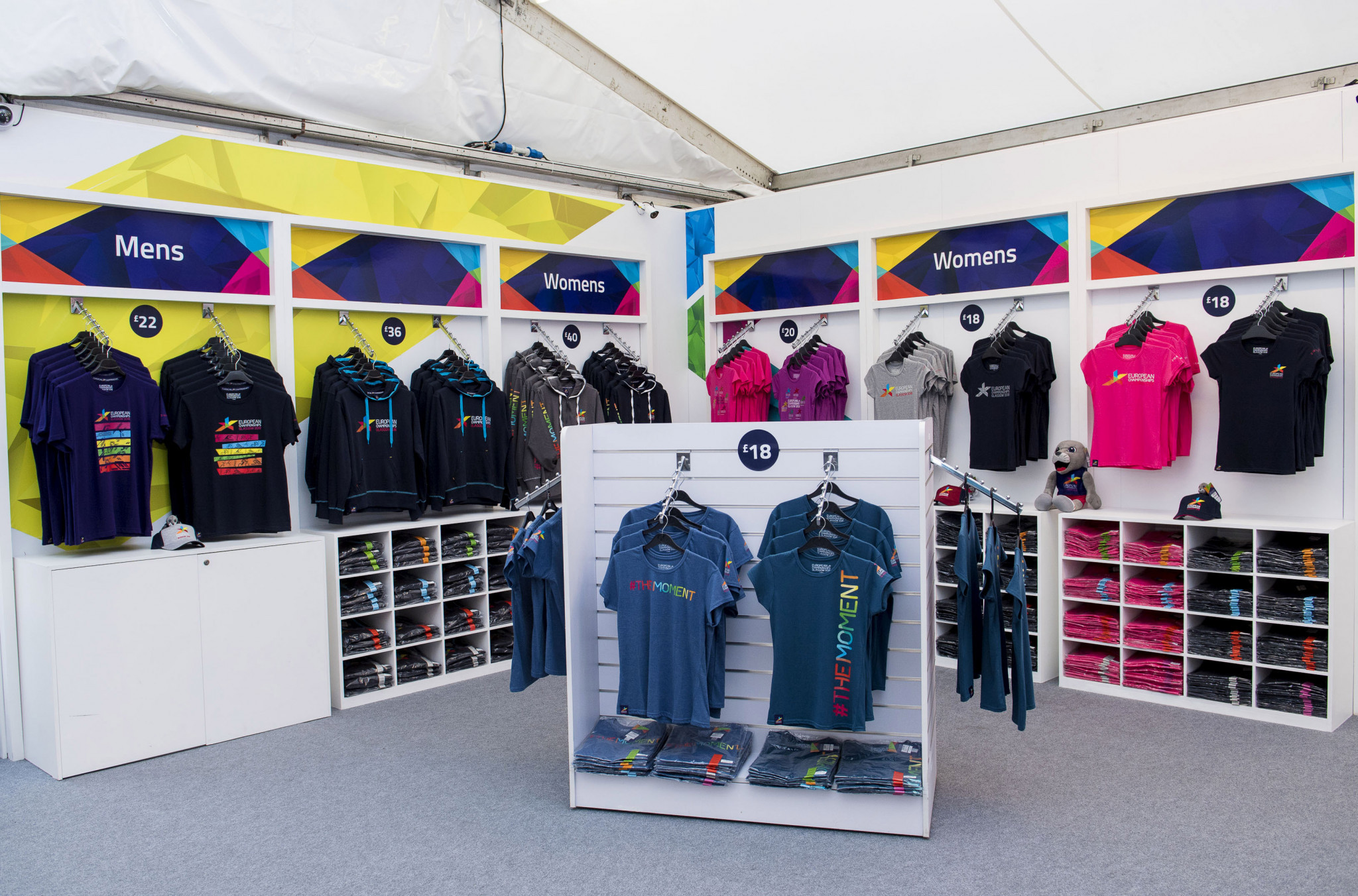 The shop in George Square has opened over a month before the Championships begin on August 1 ©Glasgow 2018
