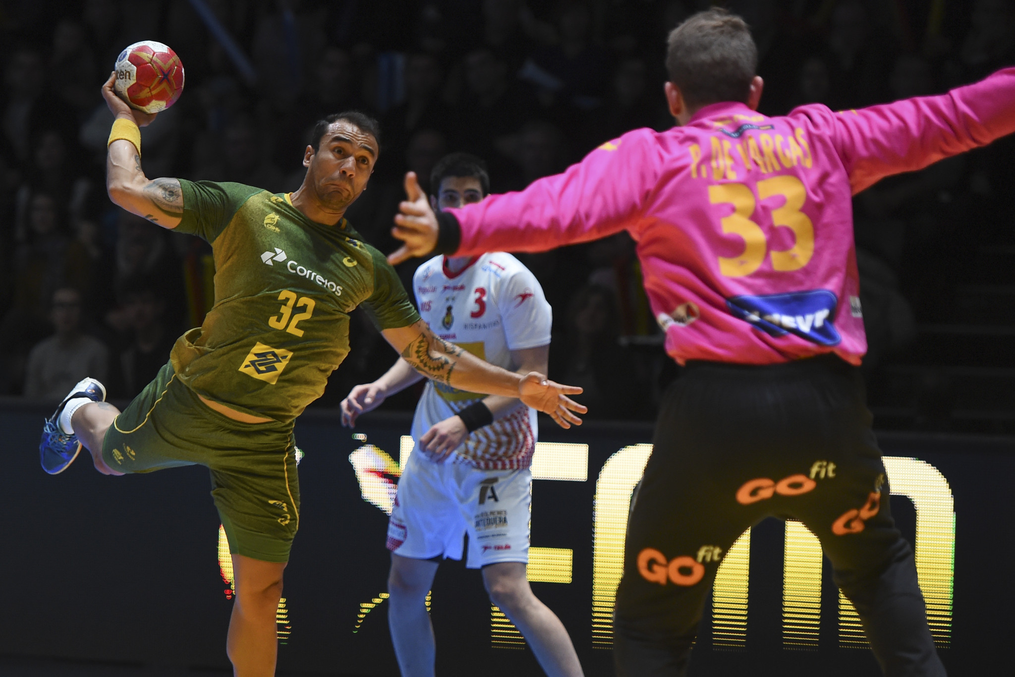 Defending champions Brazil beat Paraguay today to make it three wins out of three at the 2018 Pan American Men’s Handball Championship in Nuuk in Greenland ©Getty Images