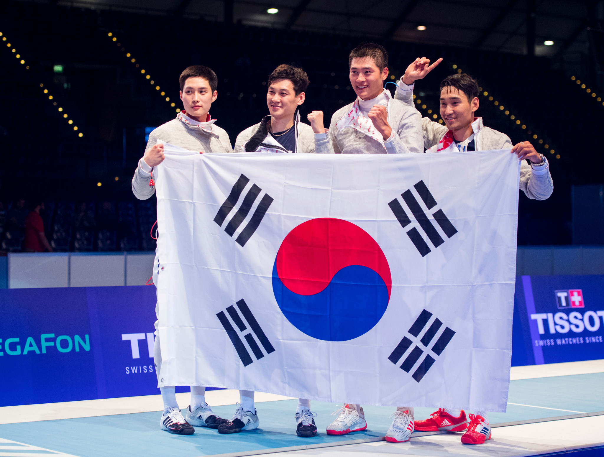 South Korea's men have won gold in the team foil event at the Asian Fencing Championships, having also won gold in the team sabre event at last year's World Championships ©Getty Images