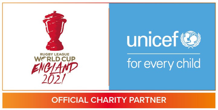 UNICEF named official charity partner of Rugby League World Cup 2021
