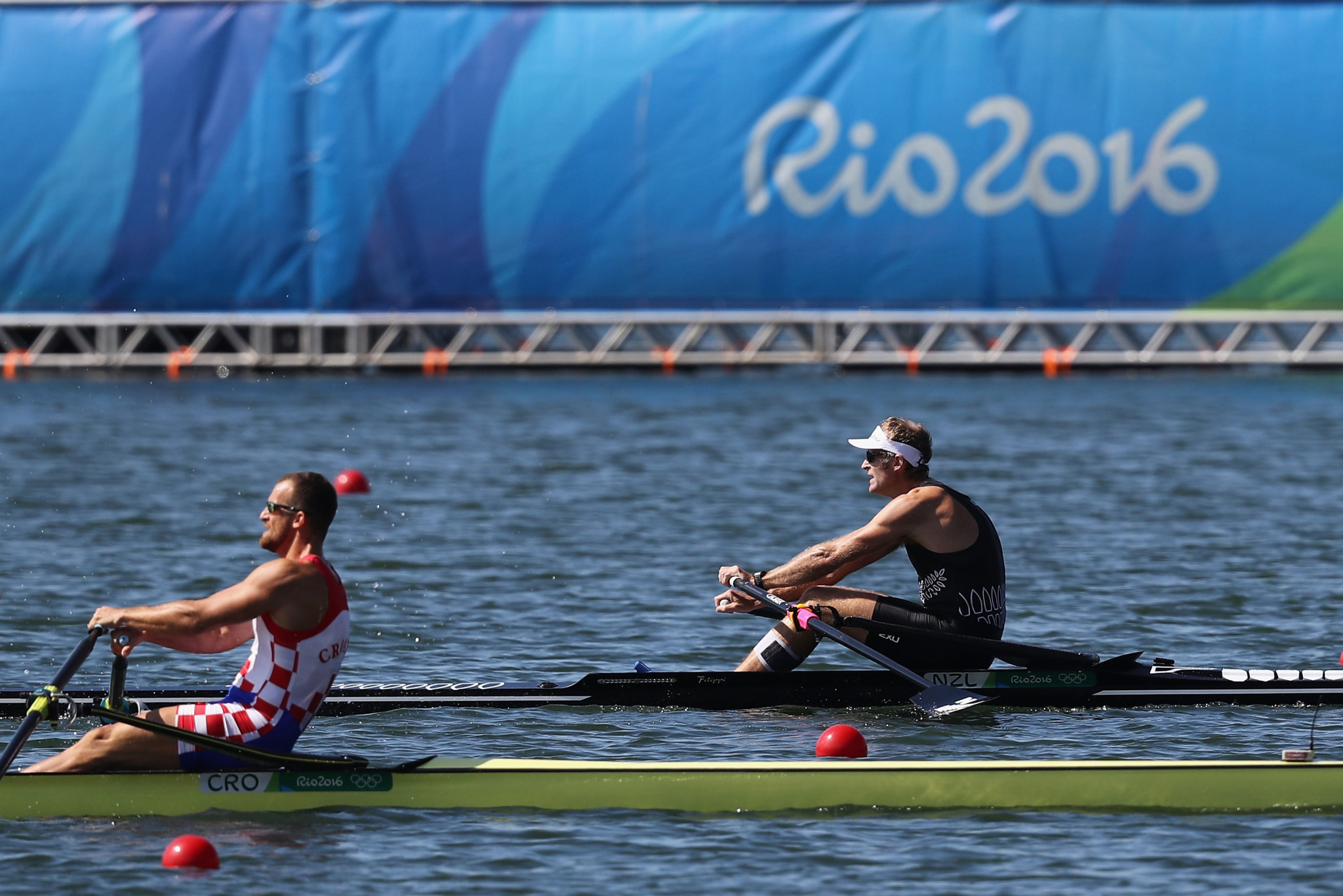 New Zealand's double Olympic gold medallist Mahé Drysdale is making his return in the men's single sculls ©Getty Images