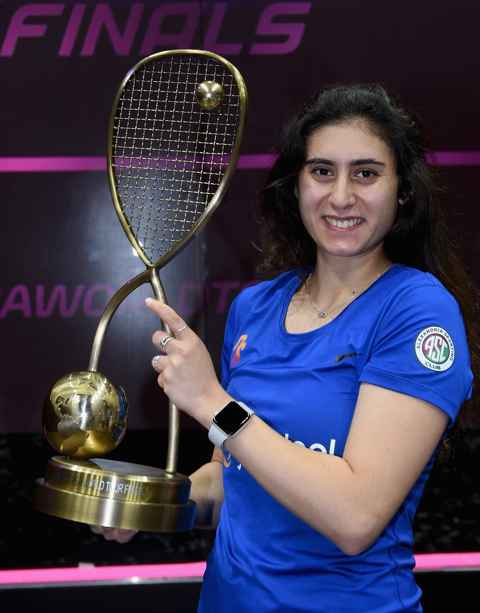 Nour El Sherbini, the women's world number one, is among the group ©Getty Images