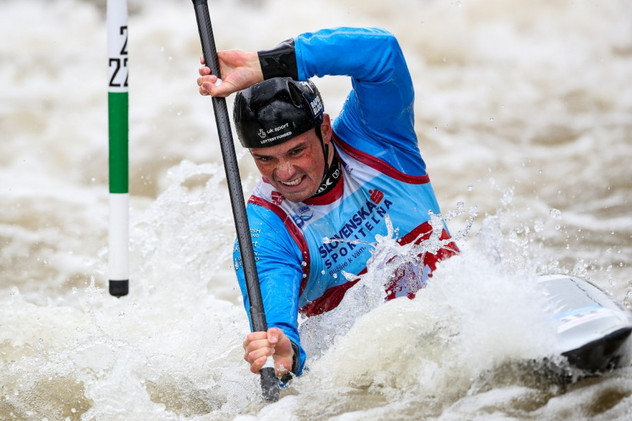 Great Britain’s Bradley Forbes-Cryans topped the men's K1 qualifying standings ©ICF