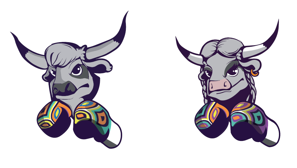 Grey bull and cow revealed as mascots for AIBA Youth World Championships in Budapest