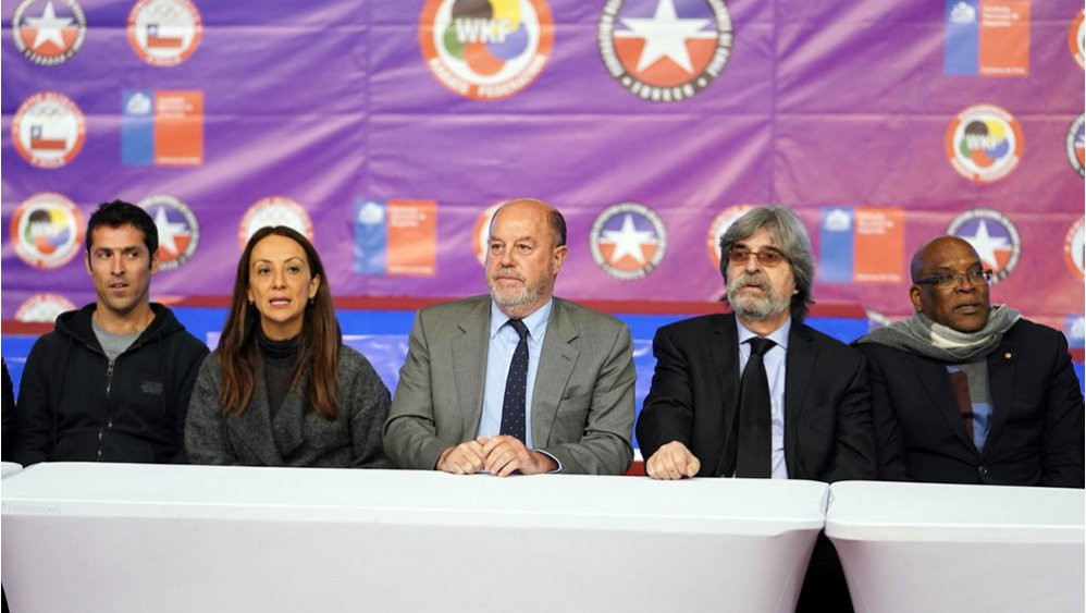 World Karate Federation President Antonio Espinós discussed the future of the sport in the Americas in Chile's capital Santiago ©WKF