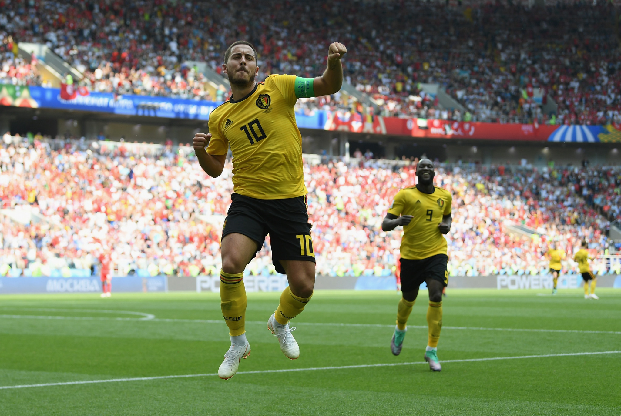 Eden Hazard matched Lukaku's two goals ©Getty Images
