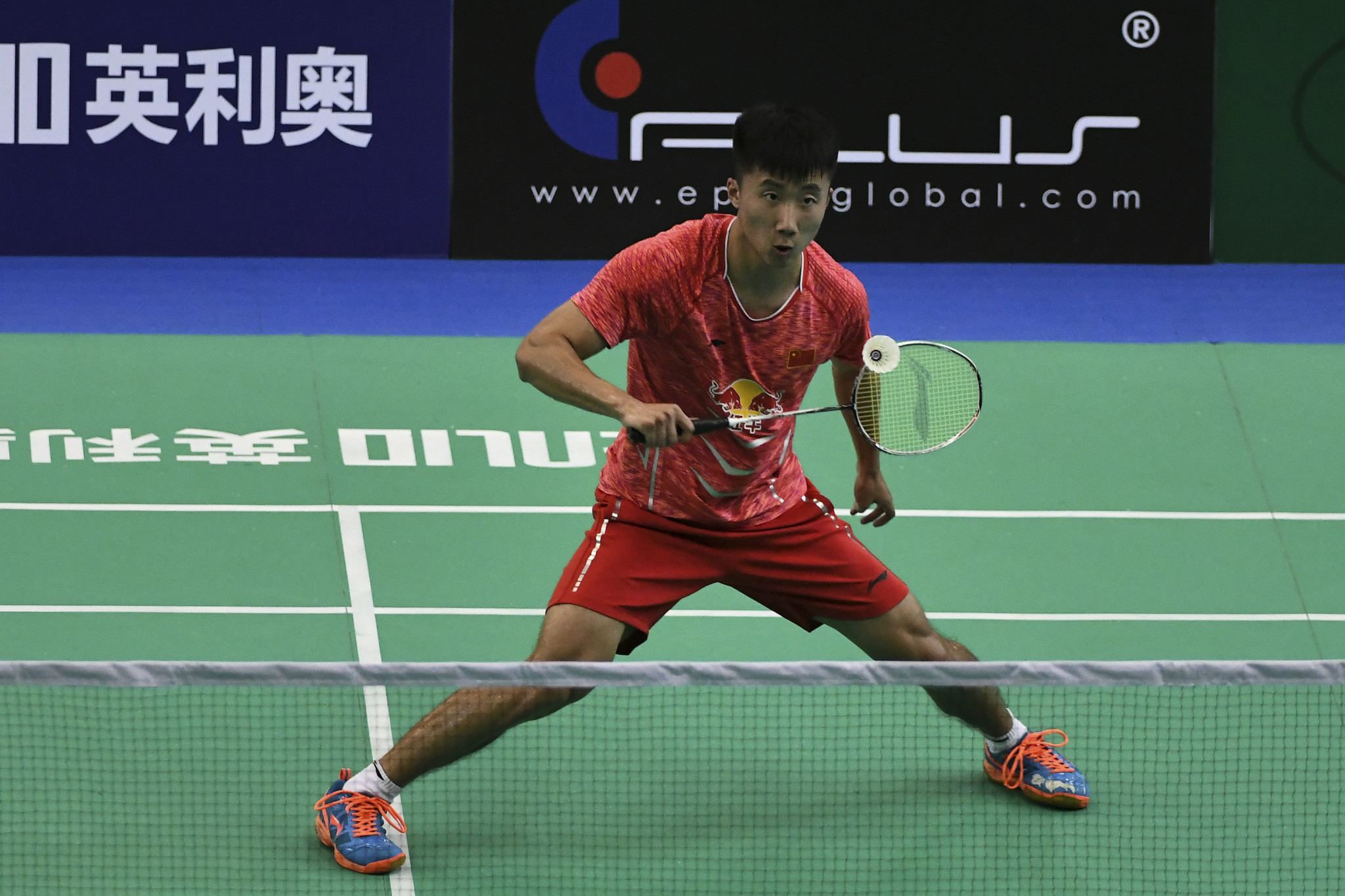 Lu Guangzu battled into the men's final in three games ©Getty Images 