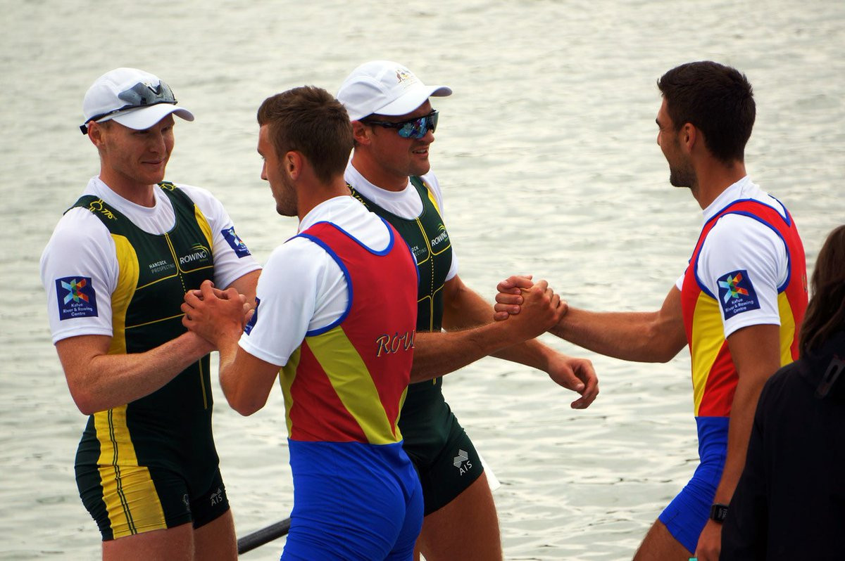 Australian four take gold as Romanian world champions falter at World Rowing Cup in Austria