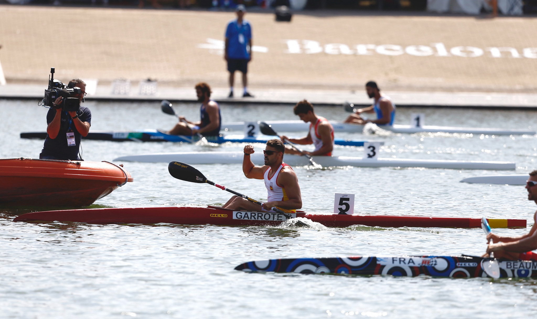 There was a busy day of canoeing action ©Tarragona 2019