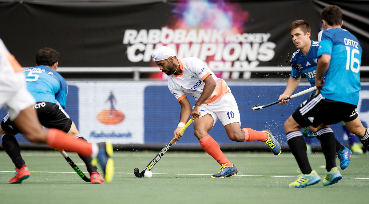 India stunned Olympic champions Argentina with a 2-1 win ©FIH