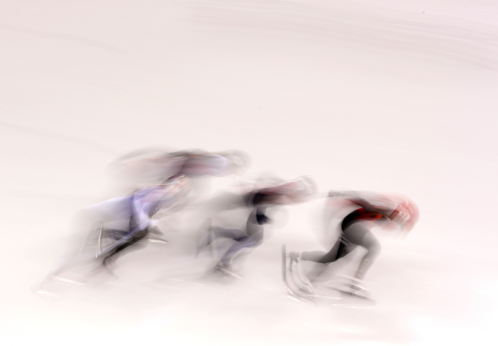 Crashes are a regular part of short track speed skating, and with it the risk of injury ©Getty Images