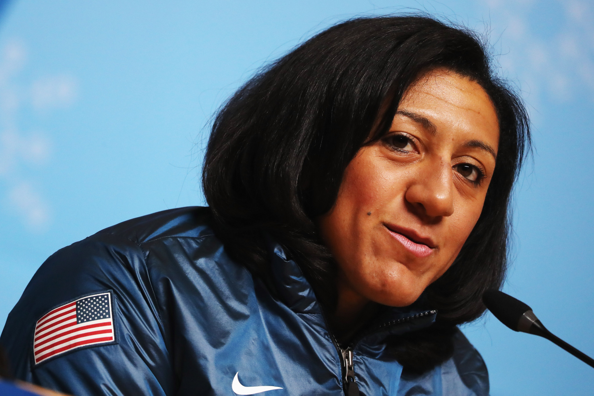 Elana Meyers Taylor won silver at the 2018 Winter Olympic Games in Pyeongchang ©Getty Images