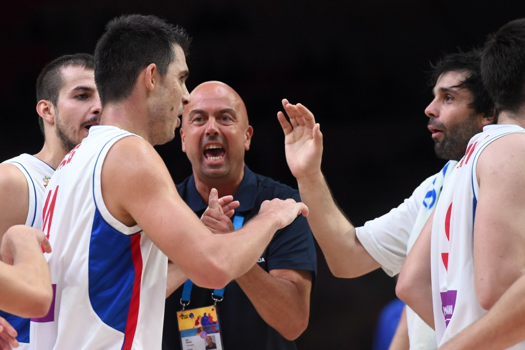 Serbia pulled away from the Czech Republic in the closing quarter to book a semi-final spot ©AFP/Getty Images