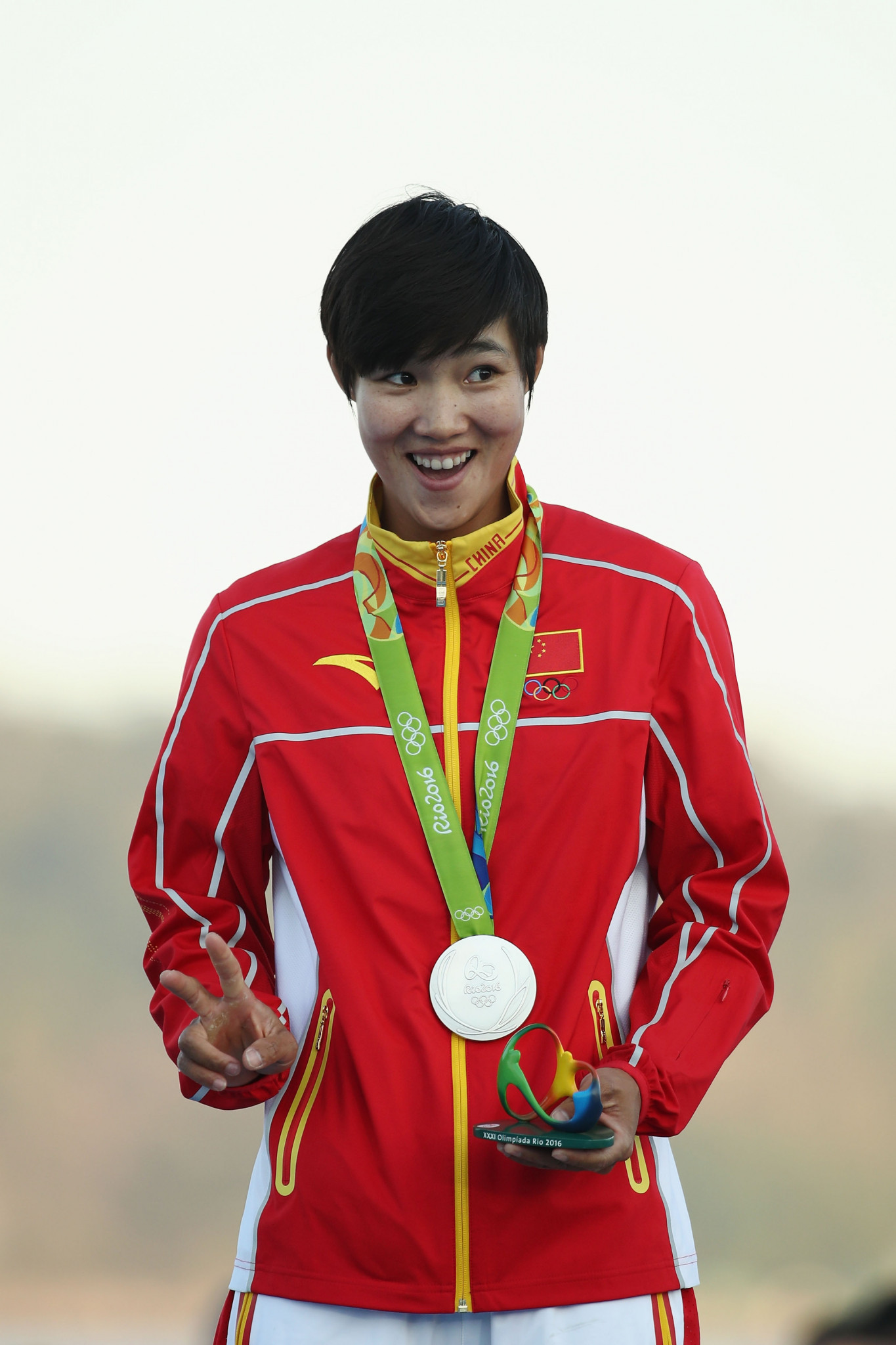 Olympic silver medallist Chen Peina also finished on the podium in Jakarta 