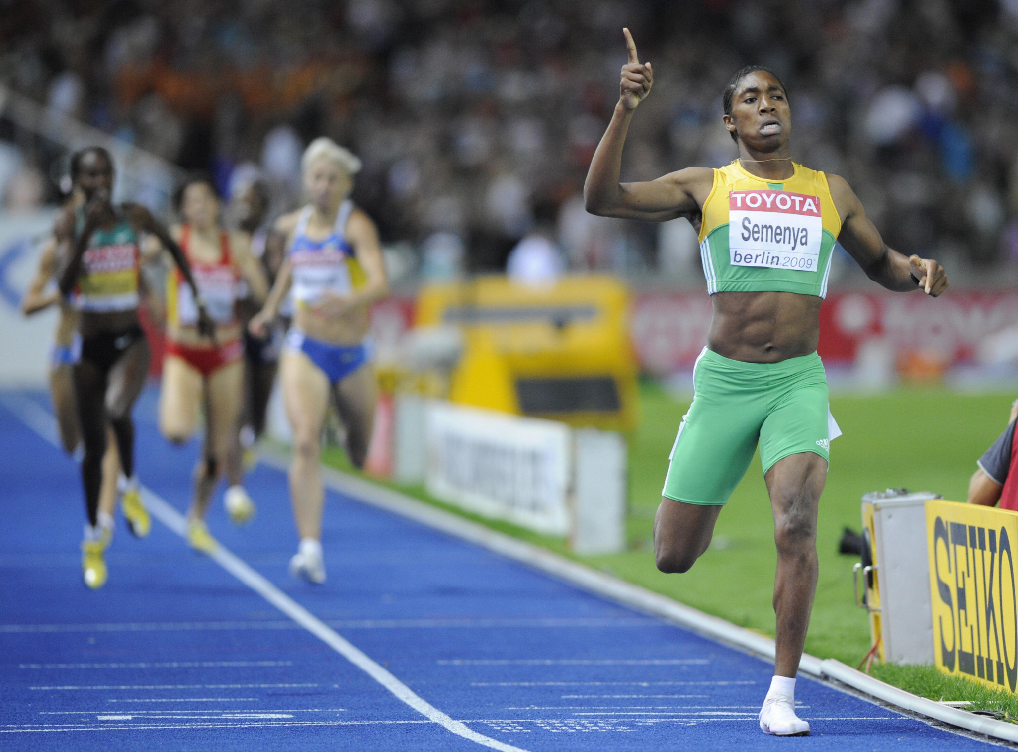 The ability of South Africa's Caster Semenya first came under scrutiny in 2009, when she won the IAAF World Championship 800m title with ease, aged just 18, leading to doubts over her gender ©Getty Images