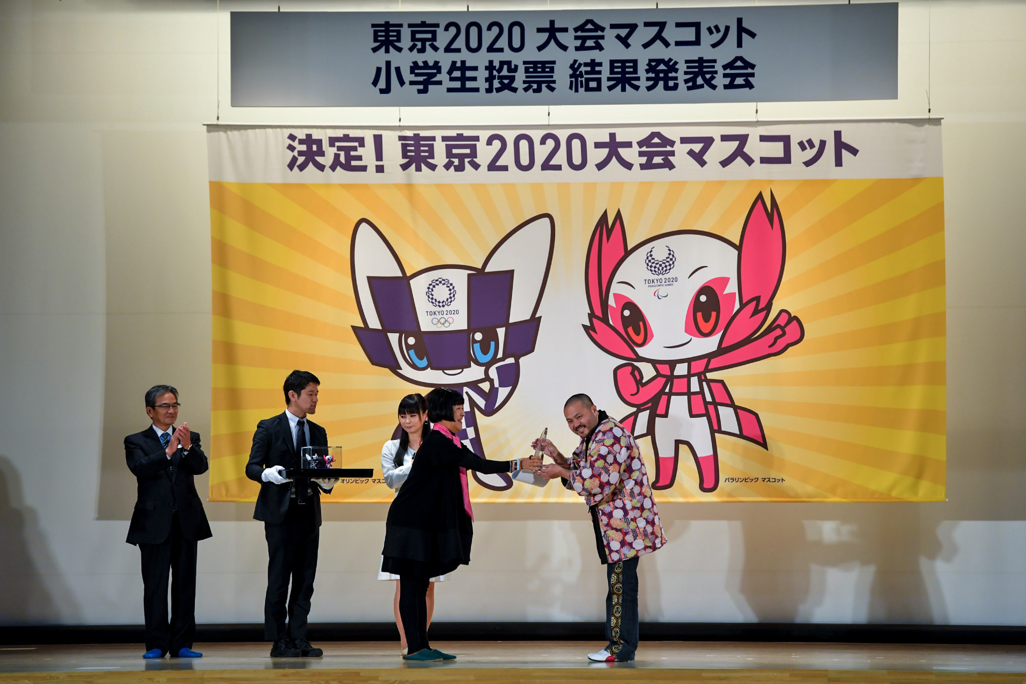 Tokyo 2020's mascots were unveiled in February ©Getty Images