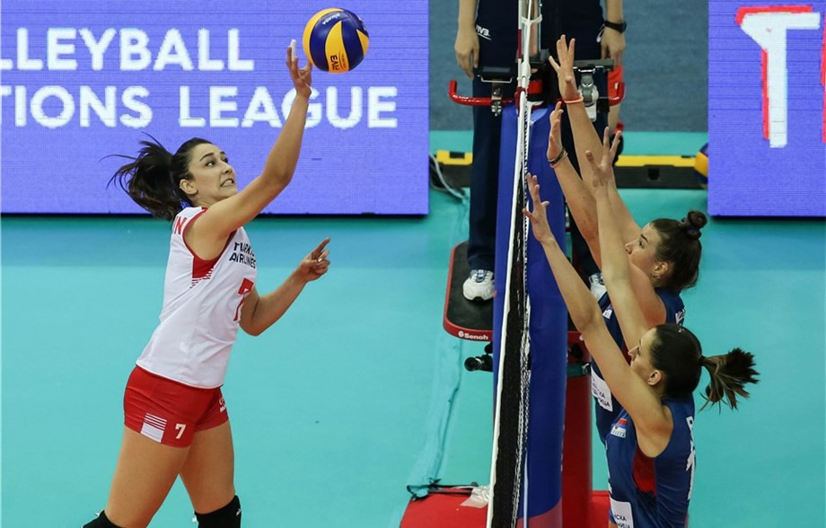Turkey edge Serbia in thriller at FIVB Women's Nations League Finals