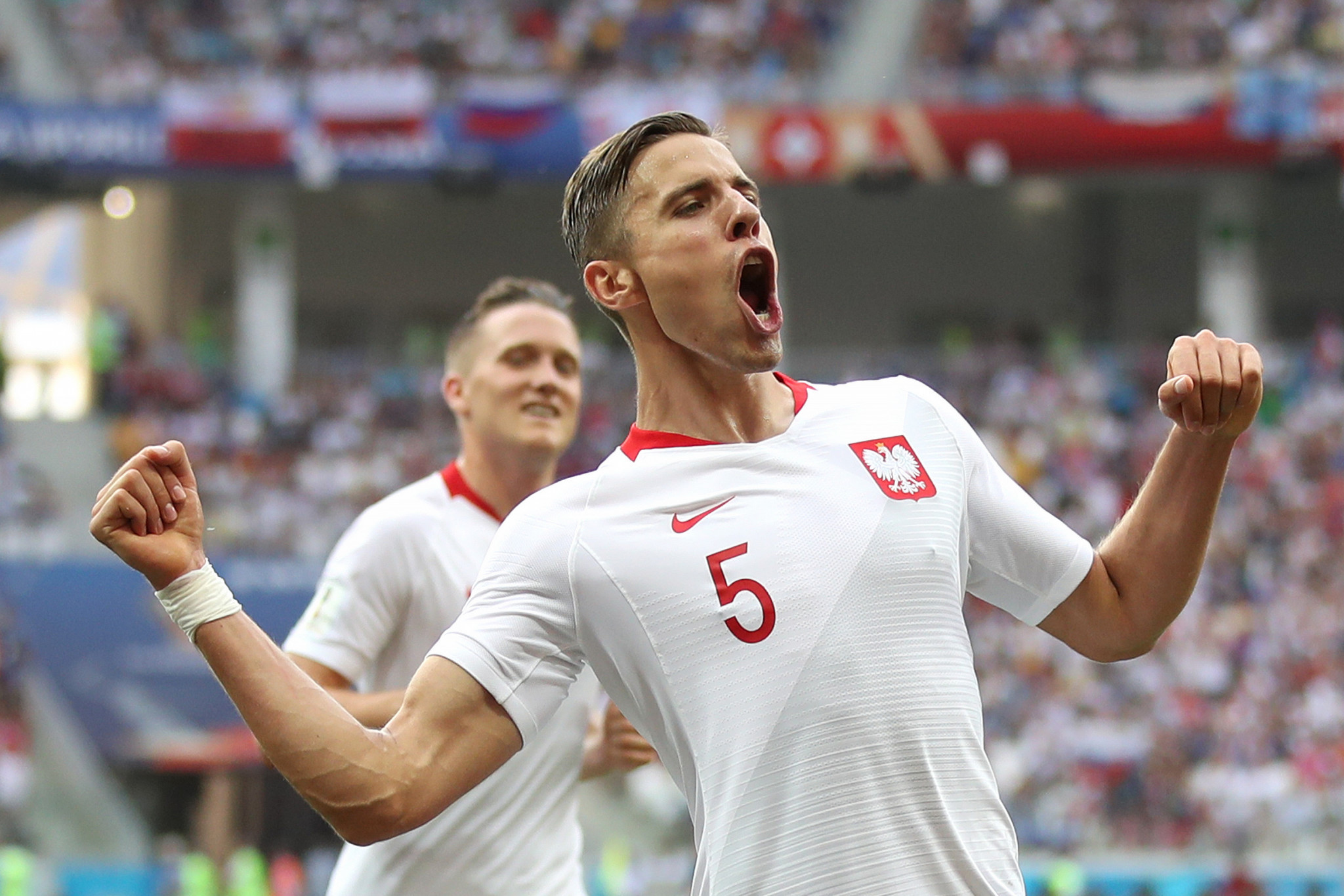 Jan Bednarek scored for Poland against Japan ©Getty Images