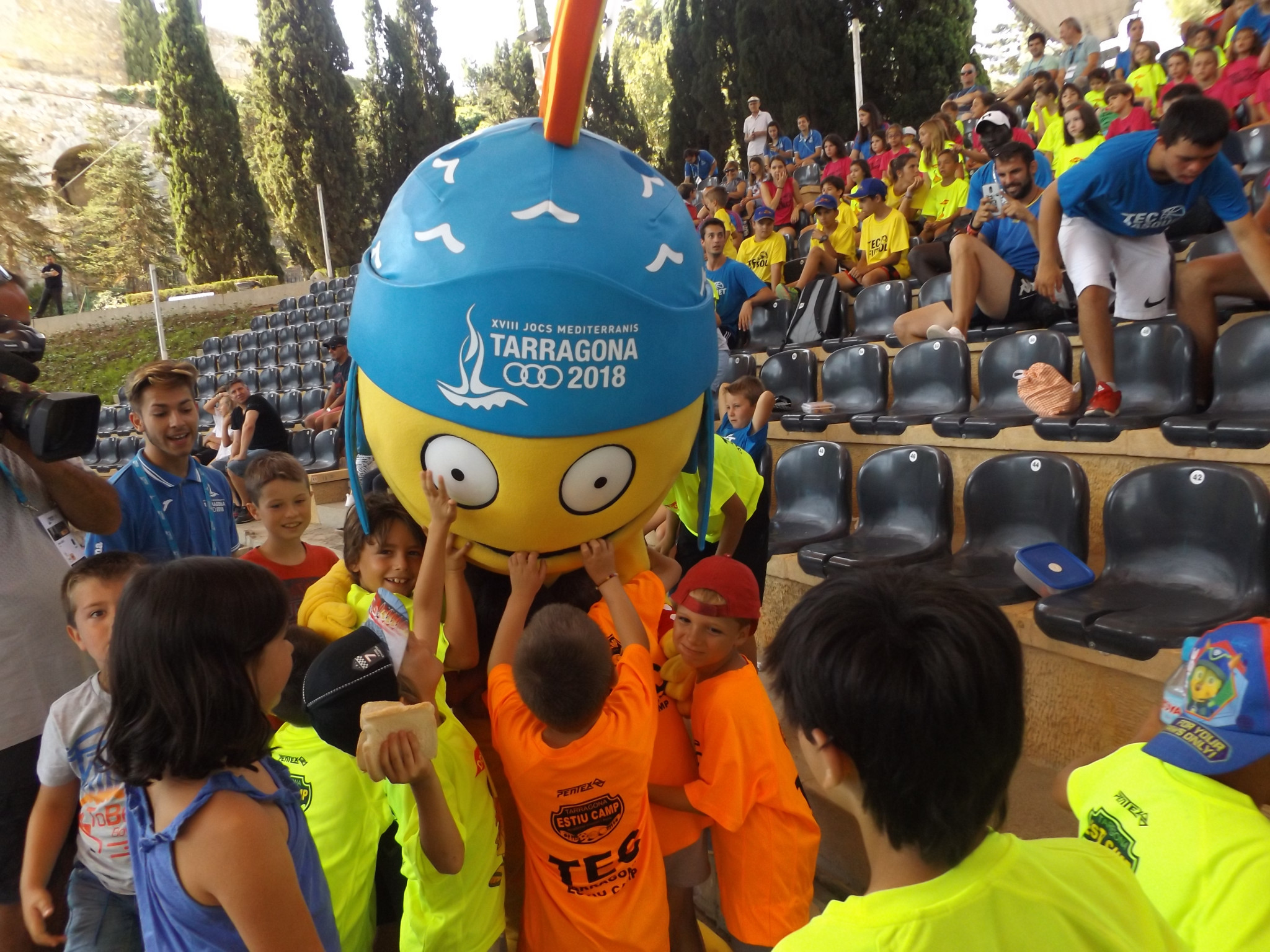 Tarracus proved to be an extremely popular mascot ©ITG