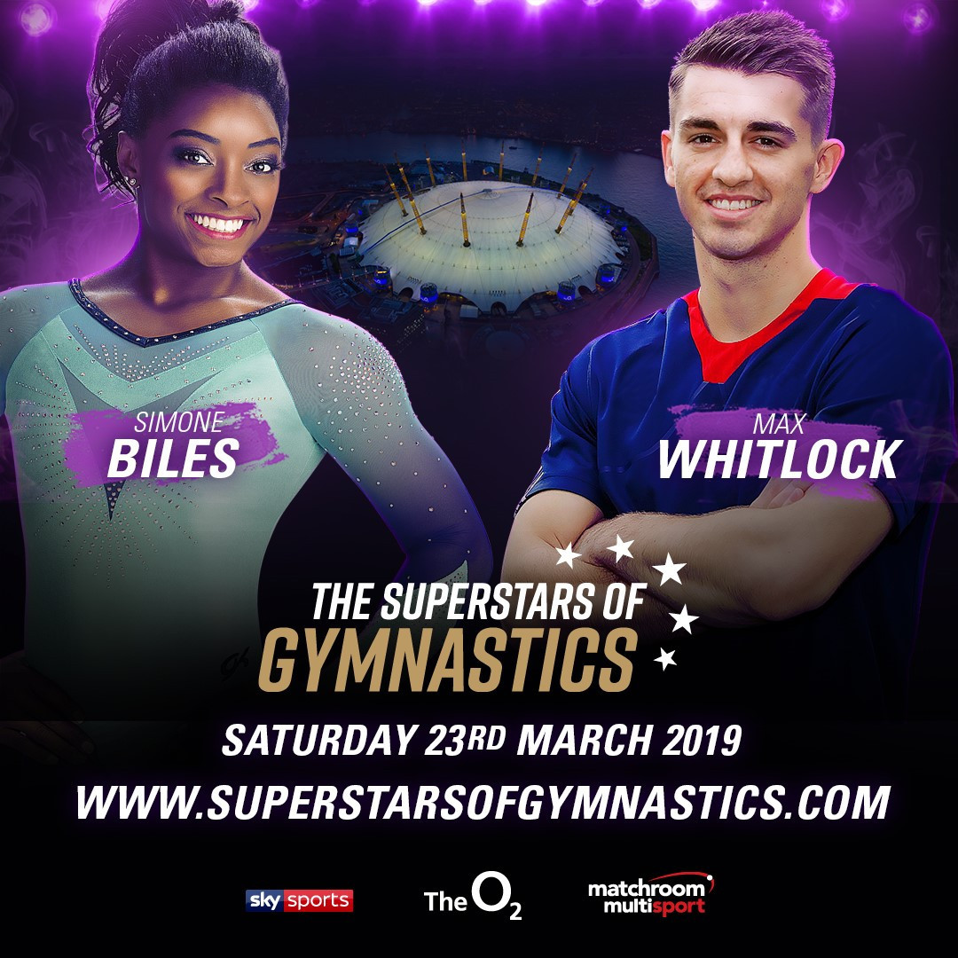 A new gymnastics event, "The Superstars of Gymnastics" will take place at the O2 in London in March next year ©Matchroom Multi Sport