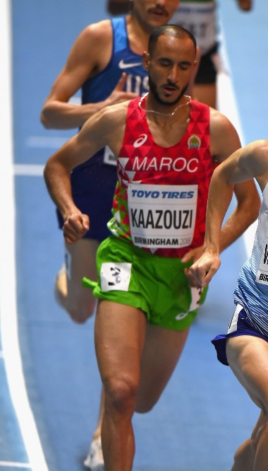 Brahim Kaazouzi won a stunning men's 1,500m ©Getty Images