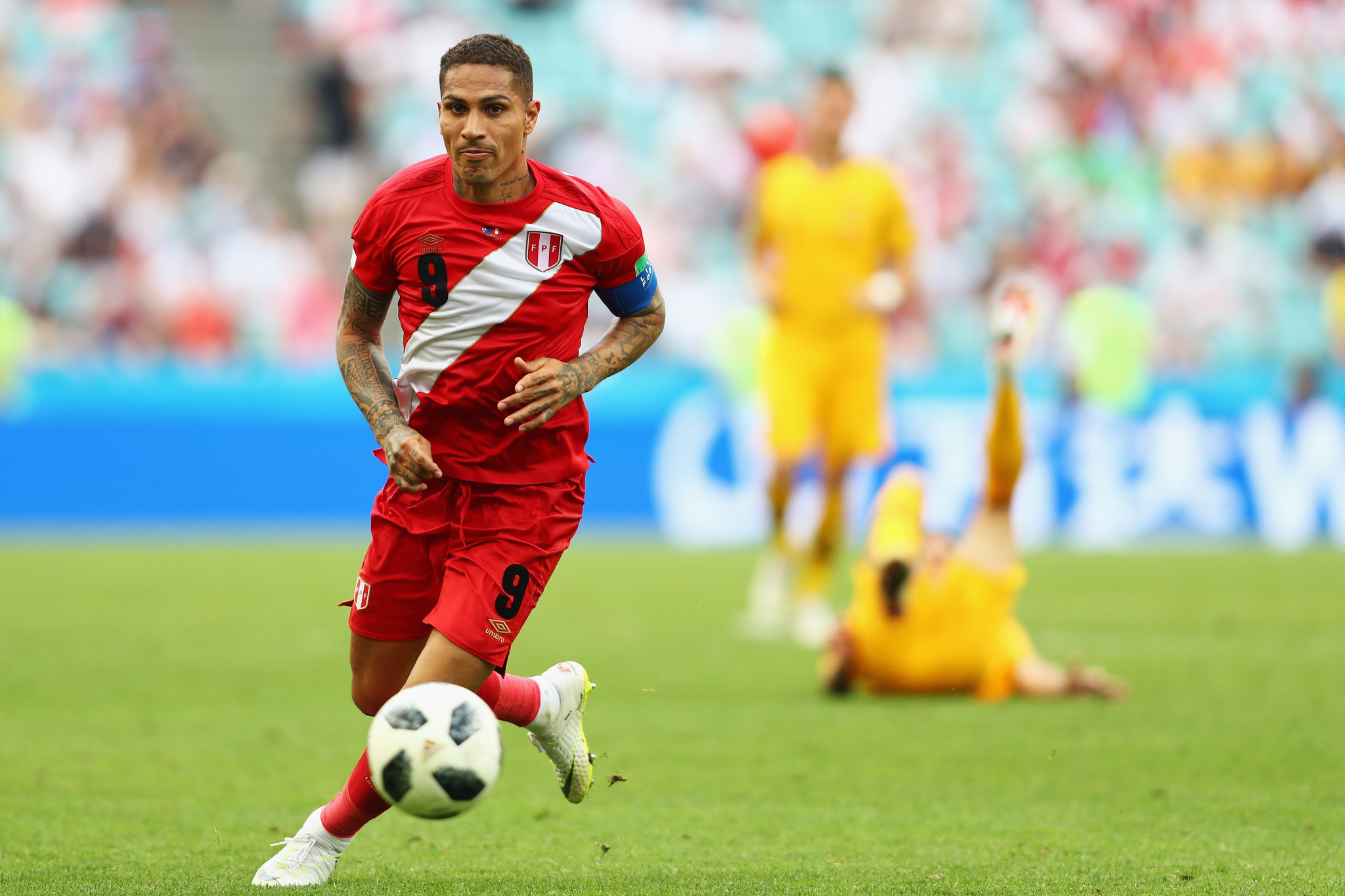 Peru captain Paolo Guerrero was nearly banned from the tournament following a failed drugs test, but no failures have been announced during the World Cup ©Getty Images