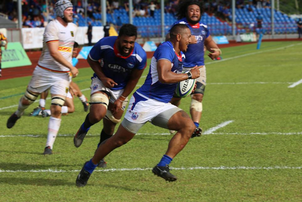 Samoa ran in 10 tries in their comprehensive victory ©World Rugby