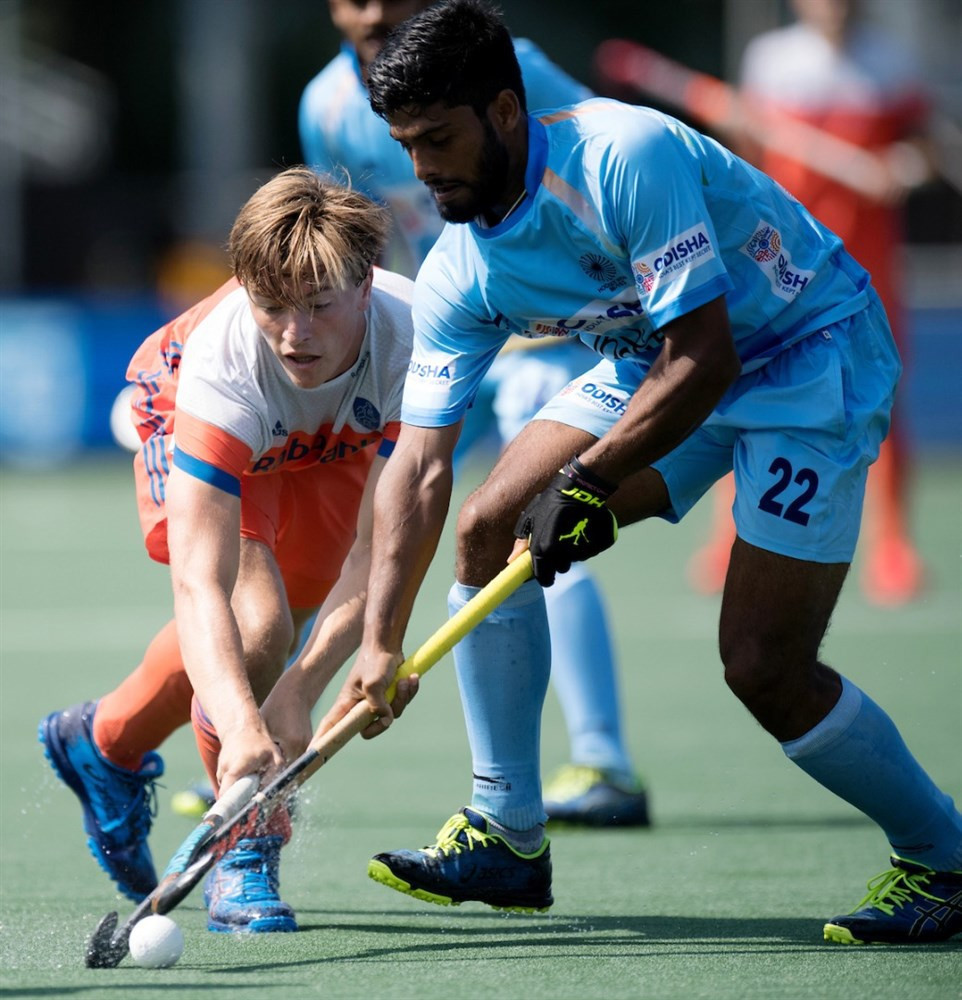 India through to face Australia in FIH Champions Trophy final after draw with hosts The Netherlands
