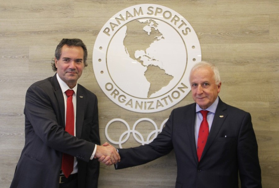 Meetings were also held during the visit between Panam Sports President Neven Ilic and his Colombian Olympic Committee counterpart Baltazar Medina ©Panam Sports