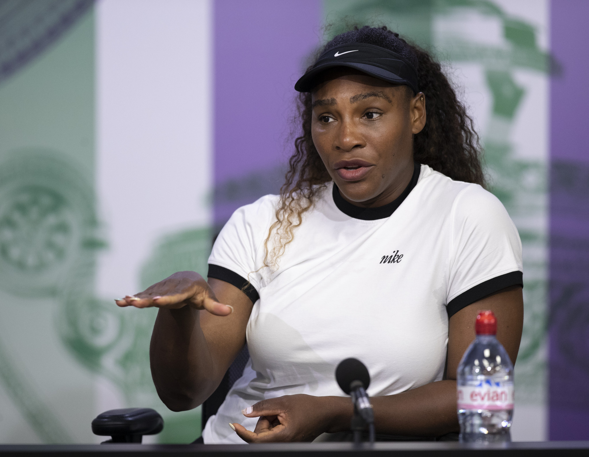 Serena Williams has said the amount she is drug tested is "unfair" ahead of her first round match at Wimbledon ©Getty Images