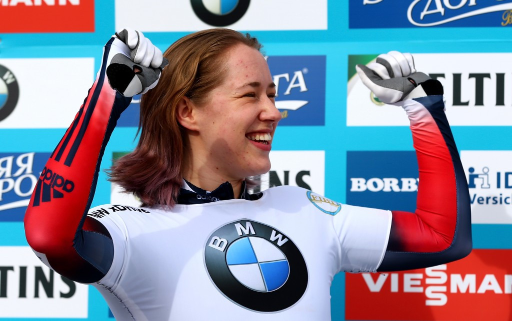Olympic skeleton champion Lizzy Yarnold has announced she will take a year-long break from the sport ©Getty Images