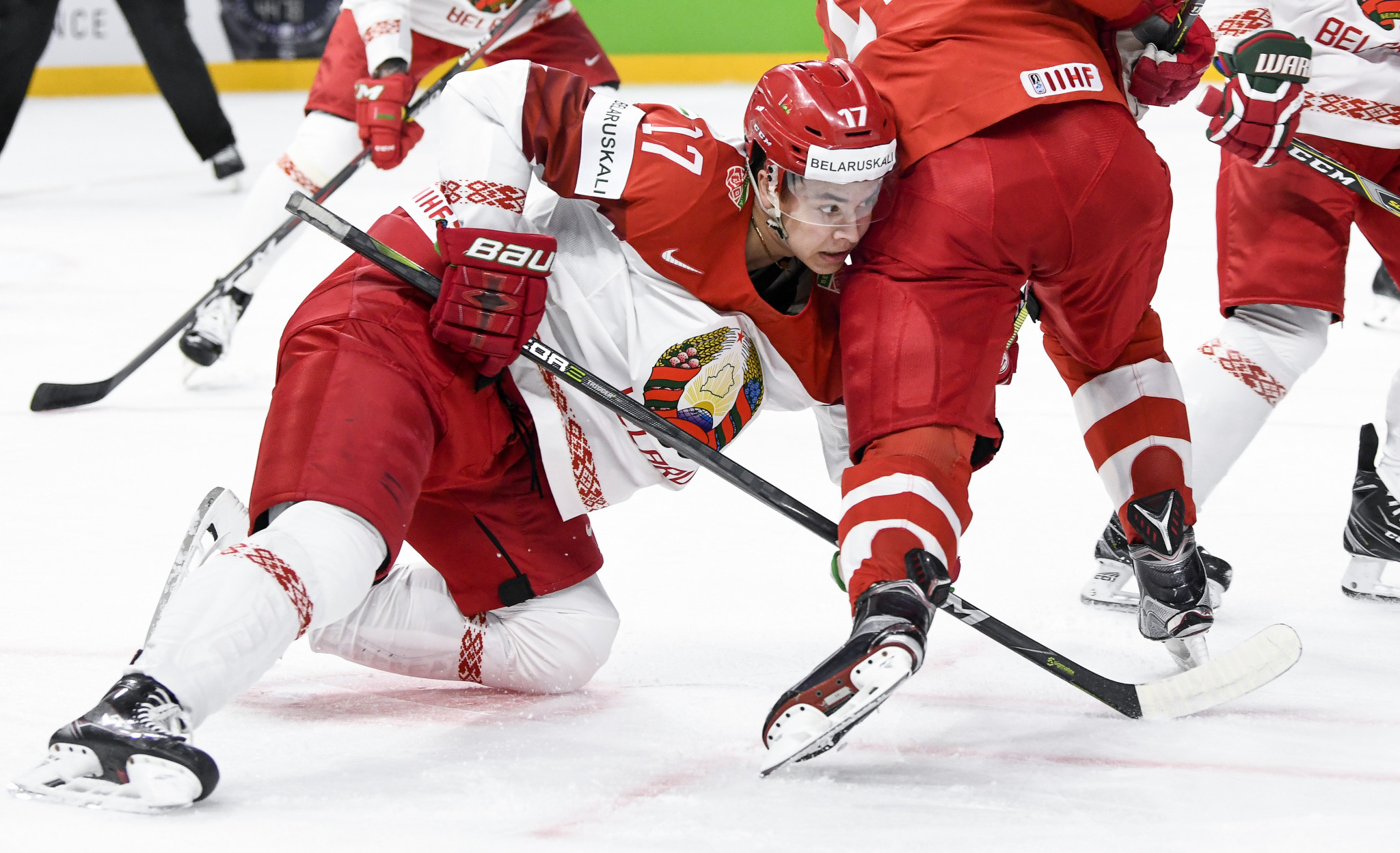 Belarus were relegated from the top division of the IIHF World Championship in May ©Getty Images