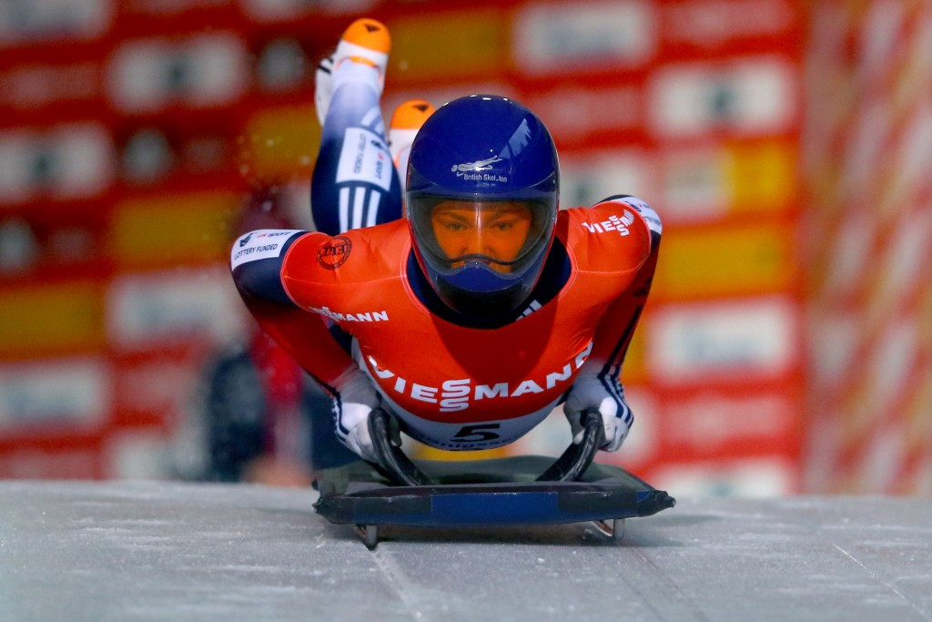 Briton Lizzy Yarnold is the current Olympic, world, World Cup and European champion