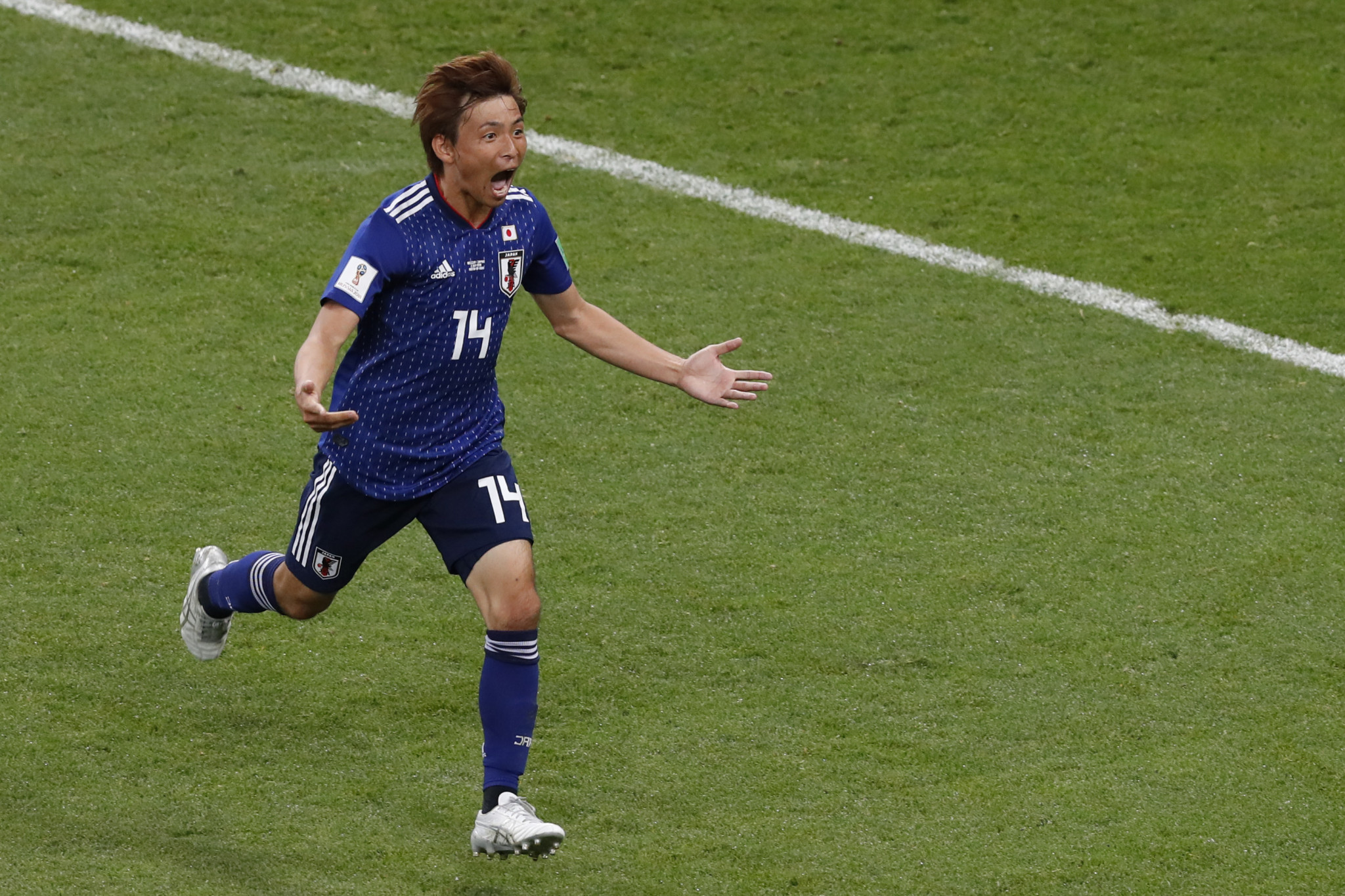 Takashi Inui had given Japan a huge chance of springing a huge surprise ©Getty Images