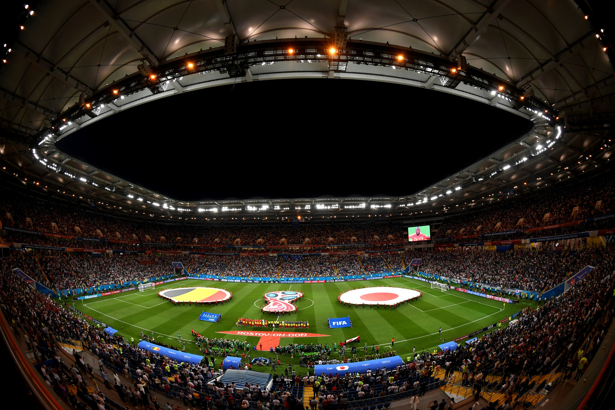 Stadiums during the FIFA World Cup group stages were 98 per cent full on average ©Getty Images