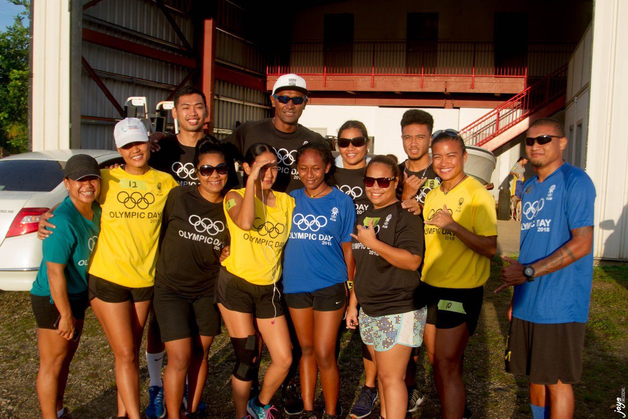 Palau National Olympic Committee promote good health with country's President