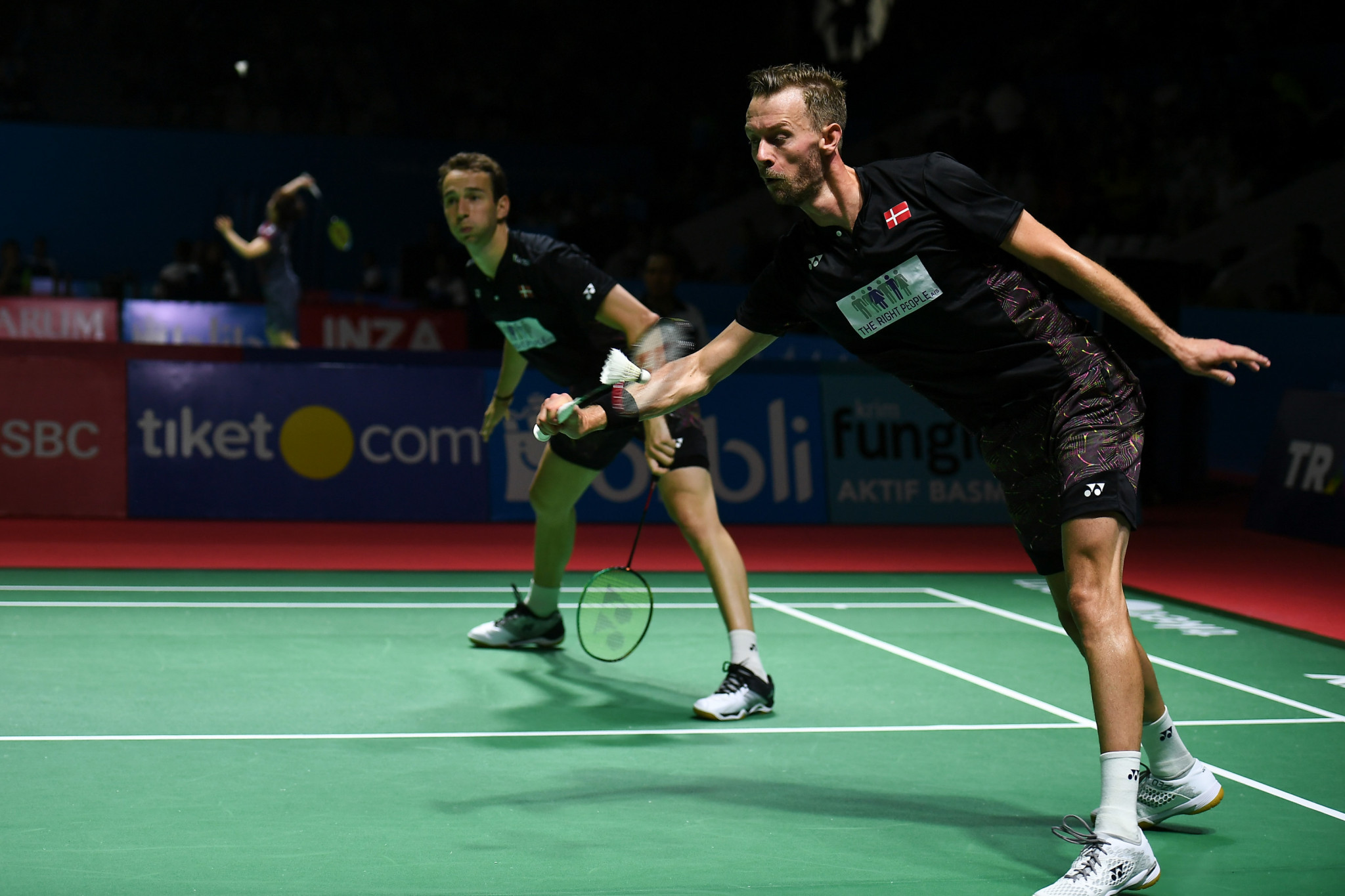 The second seeds in the men's doubles, Mathias Boe and Carsten Mogensen, were another high profile pair to lose today ©Getty Images