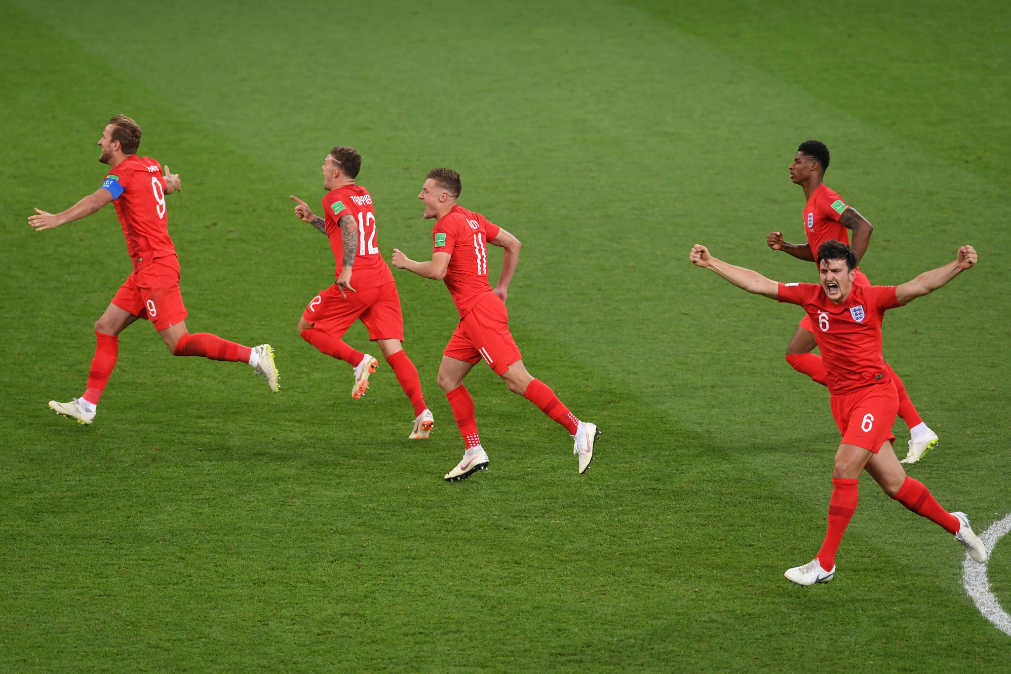 England win first World Cup penalty shoot-out to set up FIFA World Cup quarter-final meeting with Sweden